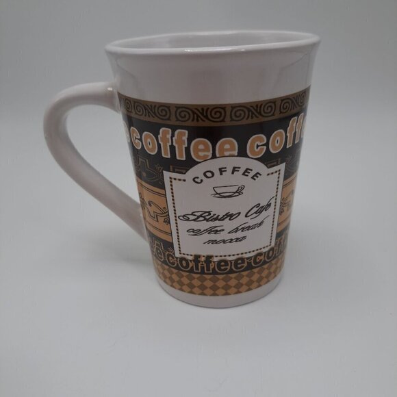 Royal Norfolk Coffee Theme Bistro Cafe Break Coffee Cup Mug Collectible Display - Picture 2 of 12